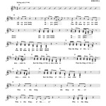 Lift Up Your Heads Lead Sheet