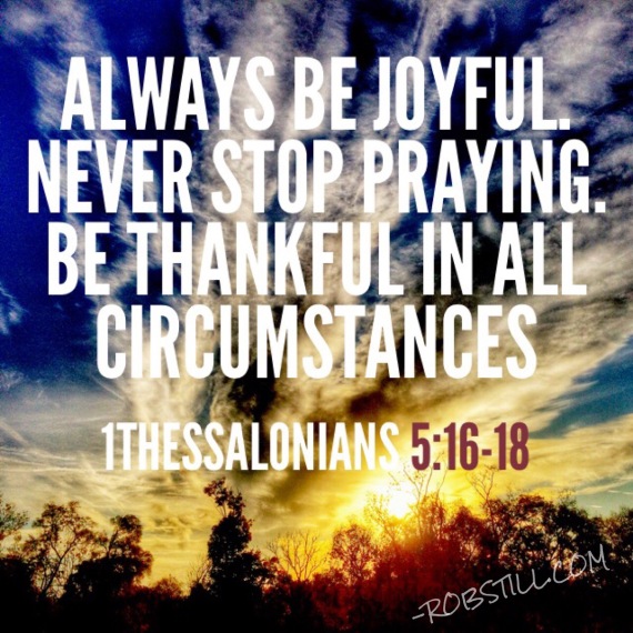 1 Thessalonians 5:16 Sunrise 