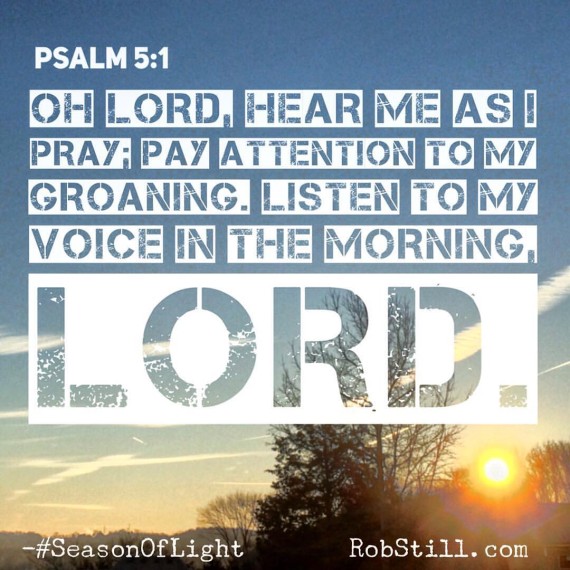 Psalm 5-1 Sunrise